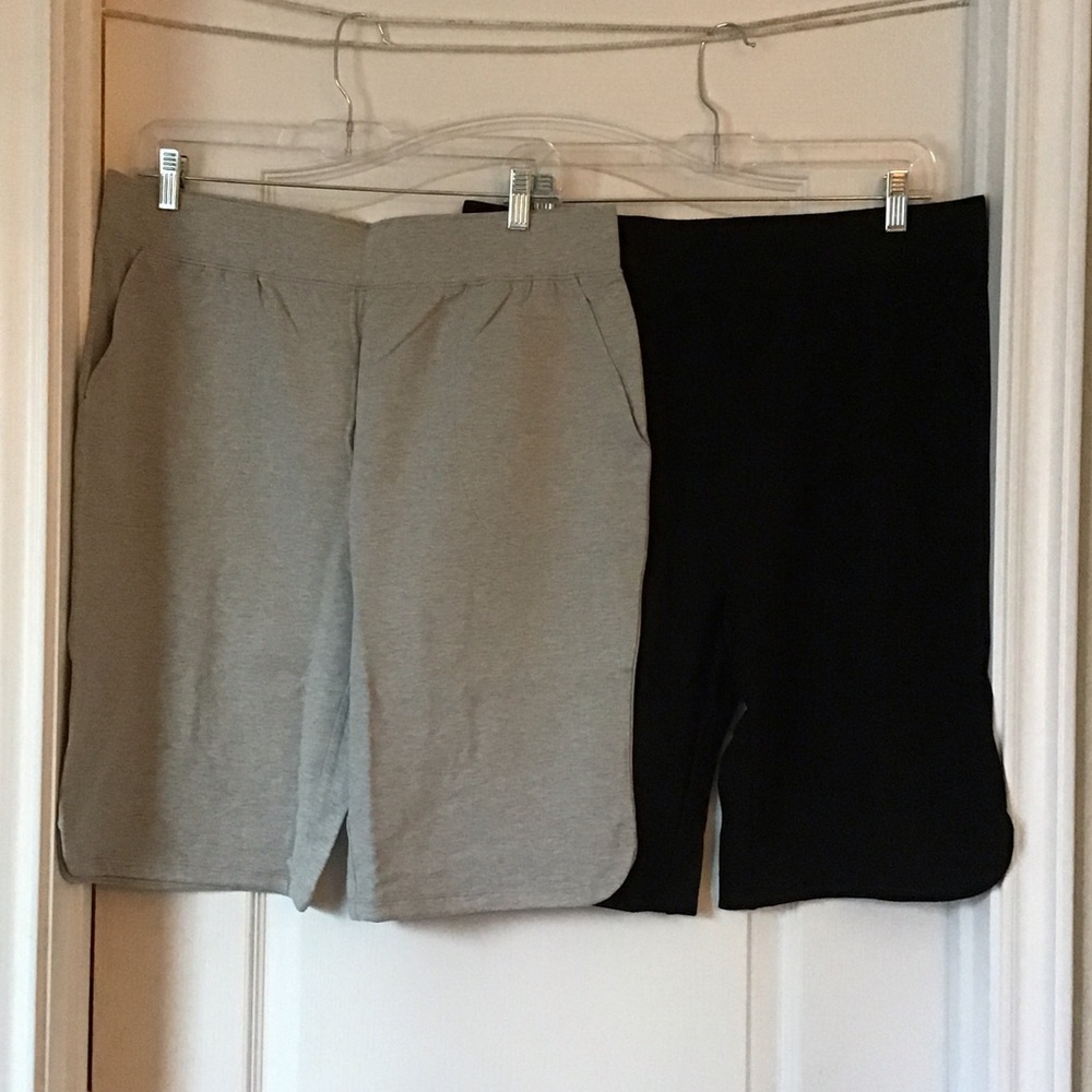 French Terry shorts. Two pair